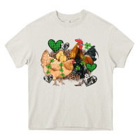 St Patricks Day Coop Animals Heavy Core Tee | Teevron