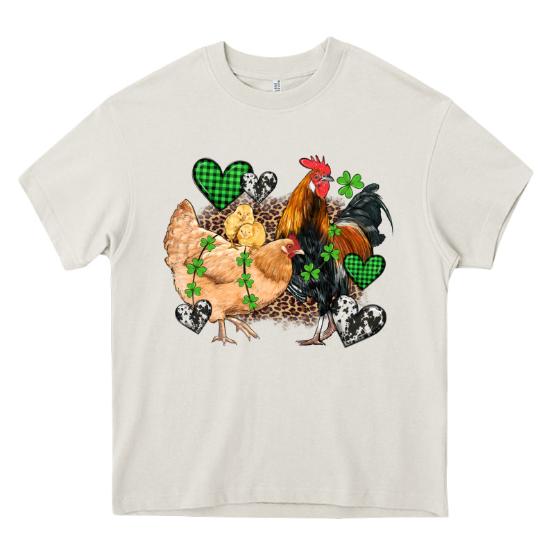 St Patricks Day Coop Animals Heavy Core Tee by Artiststas | Teevron