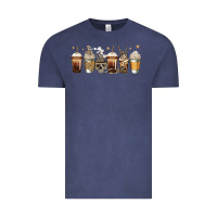 Vintage Denim skeleton coffee cups Vintage Tee - Jasminsmagicworld