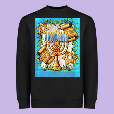 Candlestick With Parchment Heavyweight Sweatshirt Designed By Adodesignshop