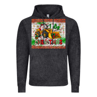 Vintage Black i dig christmas bulldozer santa Vintage Hoodie - JahusDesignShop