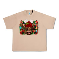 Burro highland cow christmas Urban Heavy Tee - JahusDesignShop