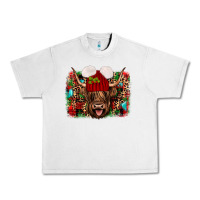 Lunar Rock highland cow christmas Urban Heavy Tee - JahusDesignShop