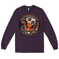 Plum joy reindeer christmas ornament Long Sleeve Tee - Jasminsmagicworld