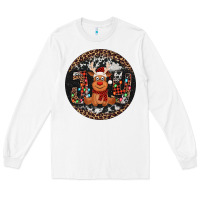 White joy reindeer christmas ornament Long Sleeve Tee - Jasminsmagicworld