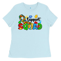 Baby Blue support squad Ladies Tee - JahusDesignShop