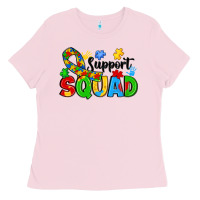 Bubblegum Pink support squad Ladies Tee - JahusDesignShop