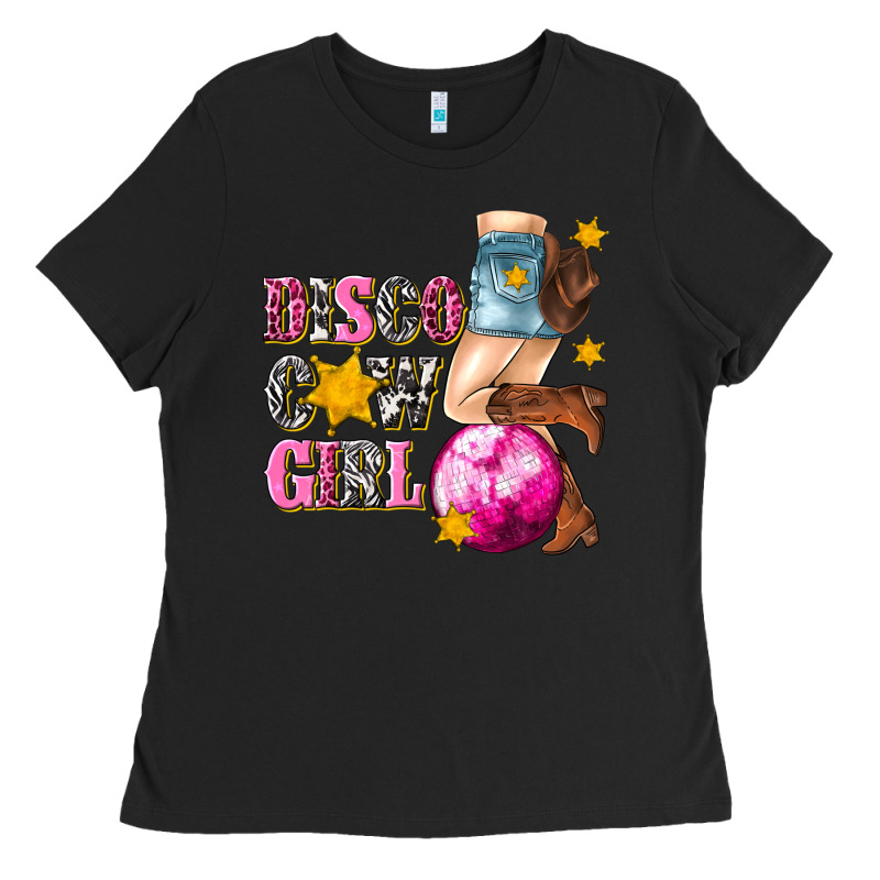 Disco Cowgirl Ladies Tee by texasbilliewilder | Teevron