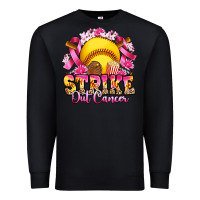 Black strike out cancer softball Premium Sweatshirt - Artiststas