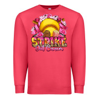 Cardinal strike out cancer softball Premium Sweatshirt - Artiststas