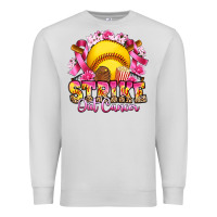 Dove Grey strike out cancer softball Premium Sweatshirt - Artiststas