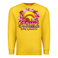 Lemon strike out cancer softball Premium Sweatshirt - Artiststas
