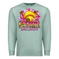 Seafoam strike out cancer softball Premium Sweatshirt - Artiststas