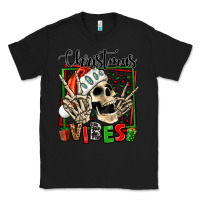 Black christmas vibes skeleton Classic Tee - Jasminsmagicworld
