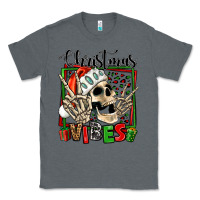 Charcoal Heather christmas vibes skeleton Classic Tee - Jasminsmagicworld