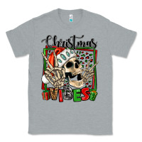 Heather Grey christmas vibes skeleton Classic Tee - Jasminsmagicworld