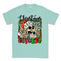 Seafoam christmas vibes skeleton Classic Tee - Jasminsmagicworld