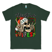 Sports Green christmas vibes skeleton Classic Tee - Jasminsmagicworld