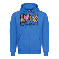True Royal love like jesus Zipper Hoodie - MaliasSmallBusiness