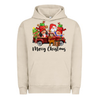 Pigment French Oak merry christmas truck gnomies Urban Hoodie - CowGirlArtShop