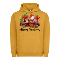 Pigment Peanut Butter merry christmas truck gnomies Urban Hoodie - CowGirlArtShop