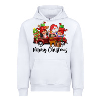 White merry christmas truck gnomies Urban Hoodie - CowGirlArtShop