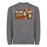Storm christmas cows coffee Heavyweight Sweatshirt - Jasminsmagicworld