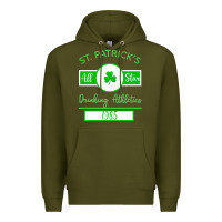 Army Green Drinking Athletics Premium Hoodie - Bettercallsaul