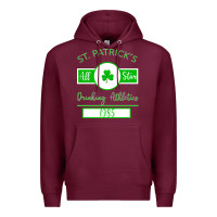 Burgundy Drinking Athletics Premium Hoodie - Bettercallsaul