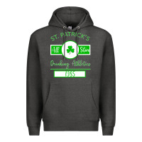 Charcoal Heather Drinking Athletics Premium Hoodie - Bettercallsaul