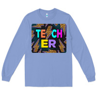 Colony Blue Teacher Flash Long Sleeve Tee - LillyAllenDesigns