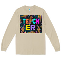 Mushroom Teacher Flash Long Sleeve Tee - LillyAllenDesigns