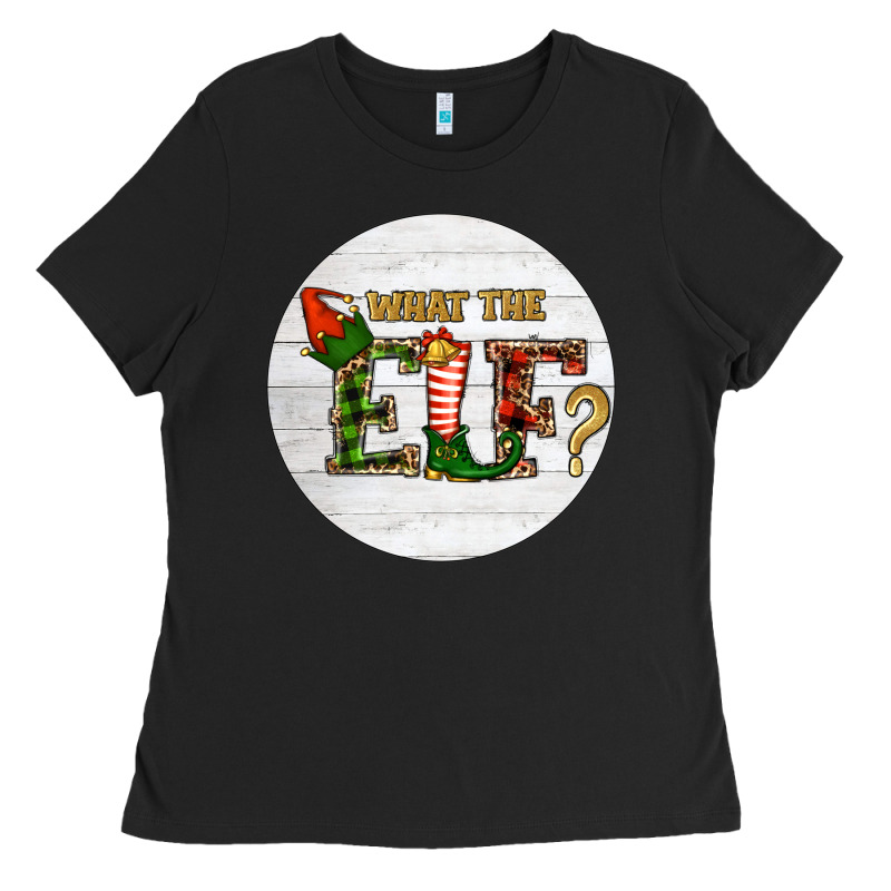 What The Elf Christmas Ladies Tee by RanaPortraitStore | Teevron