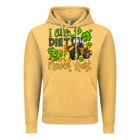 Vintage Mustard a little dirt never hurt st patricks bulldozer Vintage Hoodie - JahusDesignShop