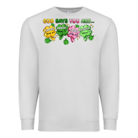 Dove Grey st. patrick's day god says you are Premium Sweatshirt - Artiststas