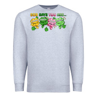 Heather Grey st. patrick's day god says you are Premium Sweatshirt - Artiststas