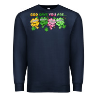 Navy st. patrick's day god says you are Premium Sweatshirt - Artiststas