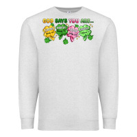 Oatmeal Heather st. patrick's day god says you are Premium Sweatshirt - Artiststas