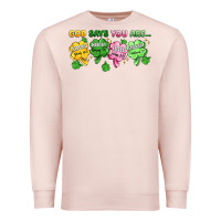 Pale Pink st. patrick's day god says you are Premium Sweatshirt - Artiststas