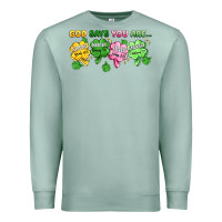 Seafoam st. patrick's day god says you are Premium Sweatshirt - Artiststas