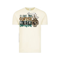 I Like My Coffee Black Like My Soul Vintage Tee | Teevron