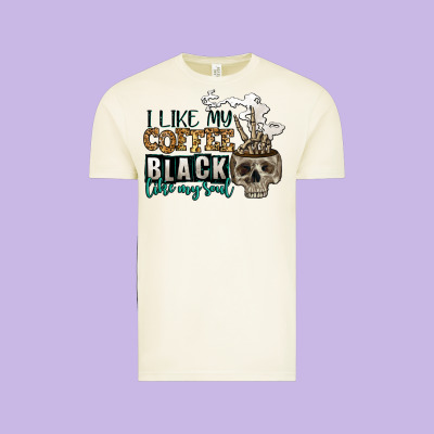 I Like My Coffee Black Like My Soul Vintage Tee Designed By Jasminsmagicworld
