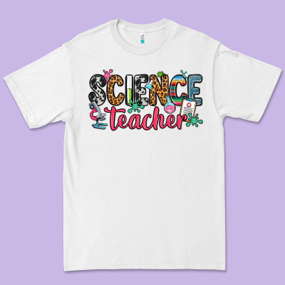 Science Teacher Premium Tee Designed By Zillion Design Studio