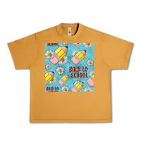 Peanut Butter back to school seamless pattern Urban Heavy Tee - BundleAndBundleShop