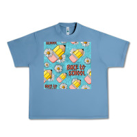 Pebble Blue back to school seamless pattern Urban Heavy Tee - BundleAndBundleShop