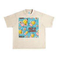 Sandshell back to school seamless pattern Urban Heavy Tee - BundleAndBundleShop
