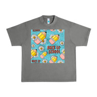 Tornado back to school seamless pattern Urban Heavy Tee - BundleAndBundleShop
