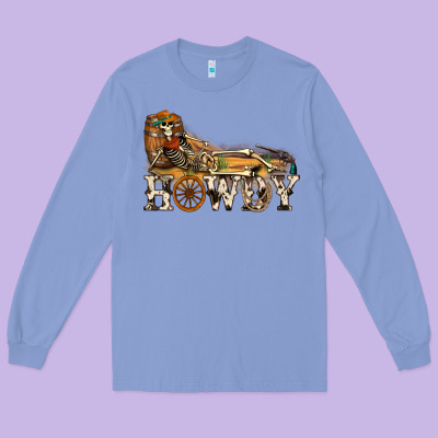 Howdy Killer Long Sleeve Tee Designed By Nancycooperartshop
