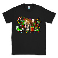 Black joy with baby cow and christmas gifts mistletoe Classic Tee - AdoDesignShop