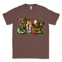 Chestnut joy with baby cow and christmas gifts mistletoe Classic Tee - AdoDesignShop